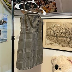 Urban outfitters plaid minidress